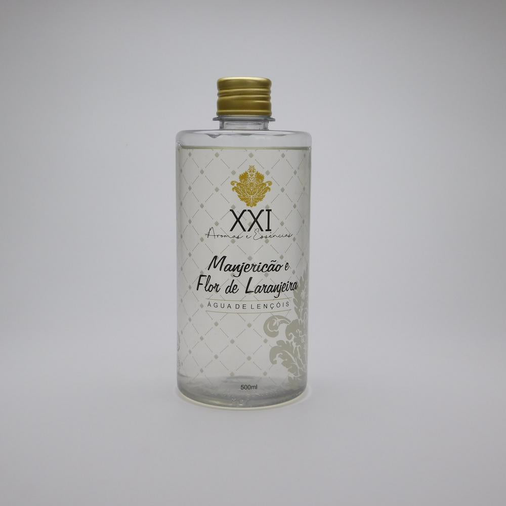 Água de Lençóis 500ml Manjericão e Flor de Laranjeira - XXI Aromas