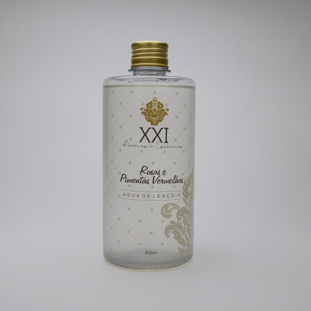 Água de Lençóis 500ml Rosas e Pimentas Vermelhas - XXI Aromas