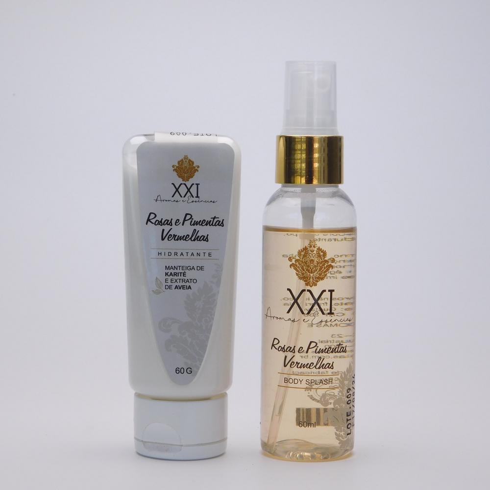Kit Duo Body Splash e Hidratante Rosas e Pimentas 60ml