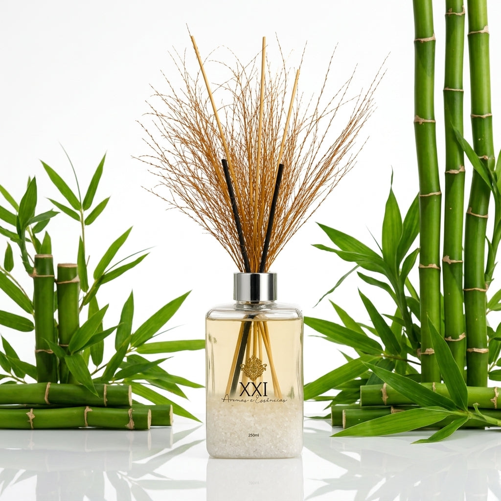Difusor Mini Square 250ml Bamboo - XXI Aromas