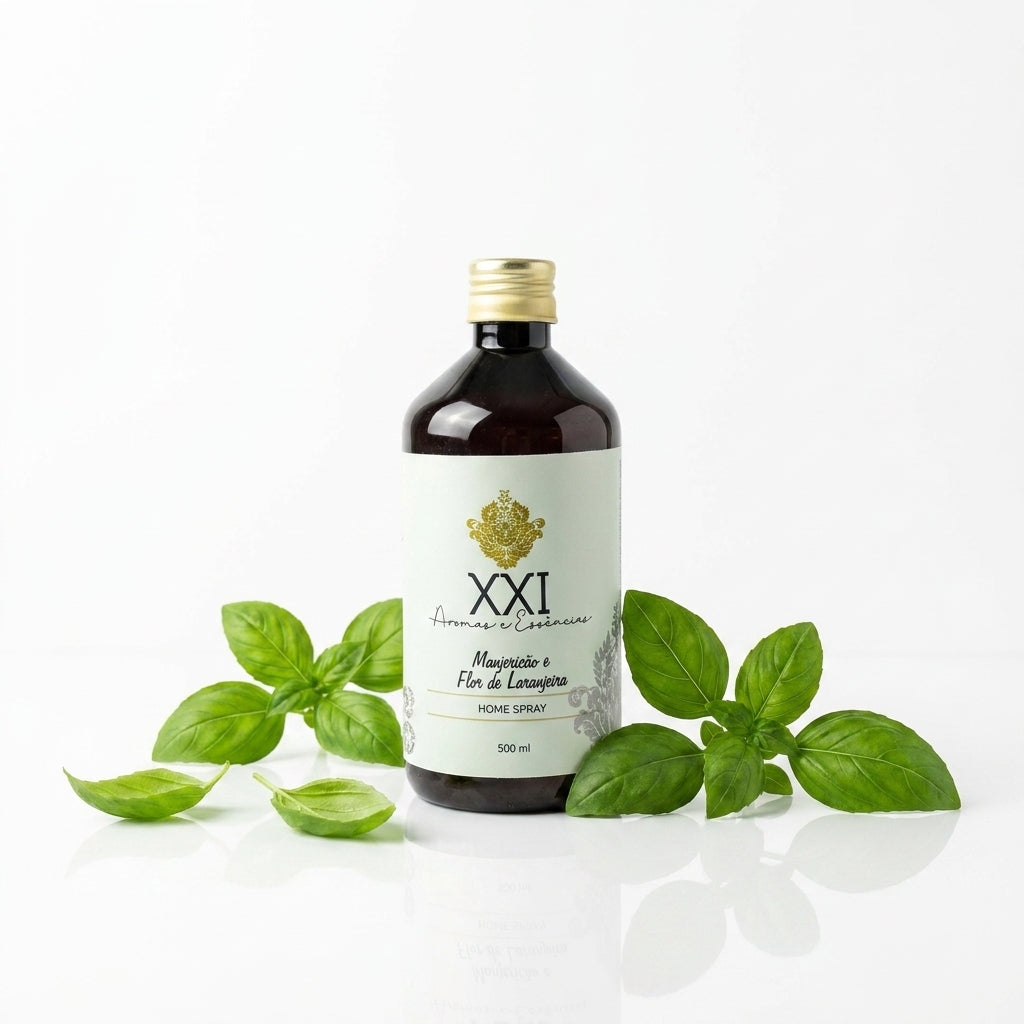 Home Spray 500ml Manjericão e Flor de Laranjeira - XXI Aromas