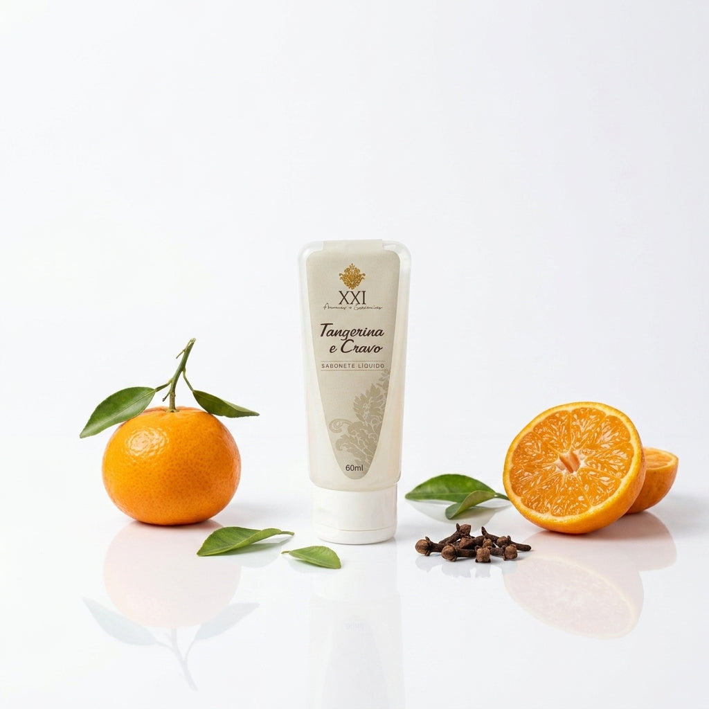 Sabonete Líquido Tangerina e Cravo 60ml - XXI Aromas