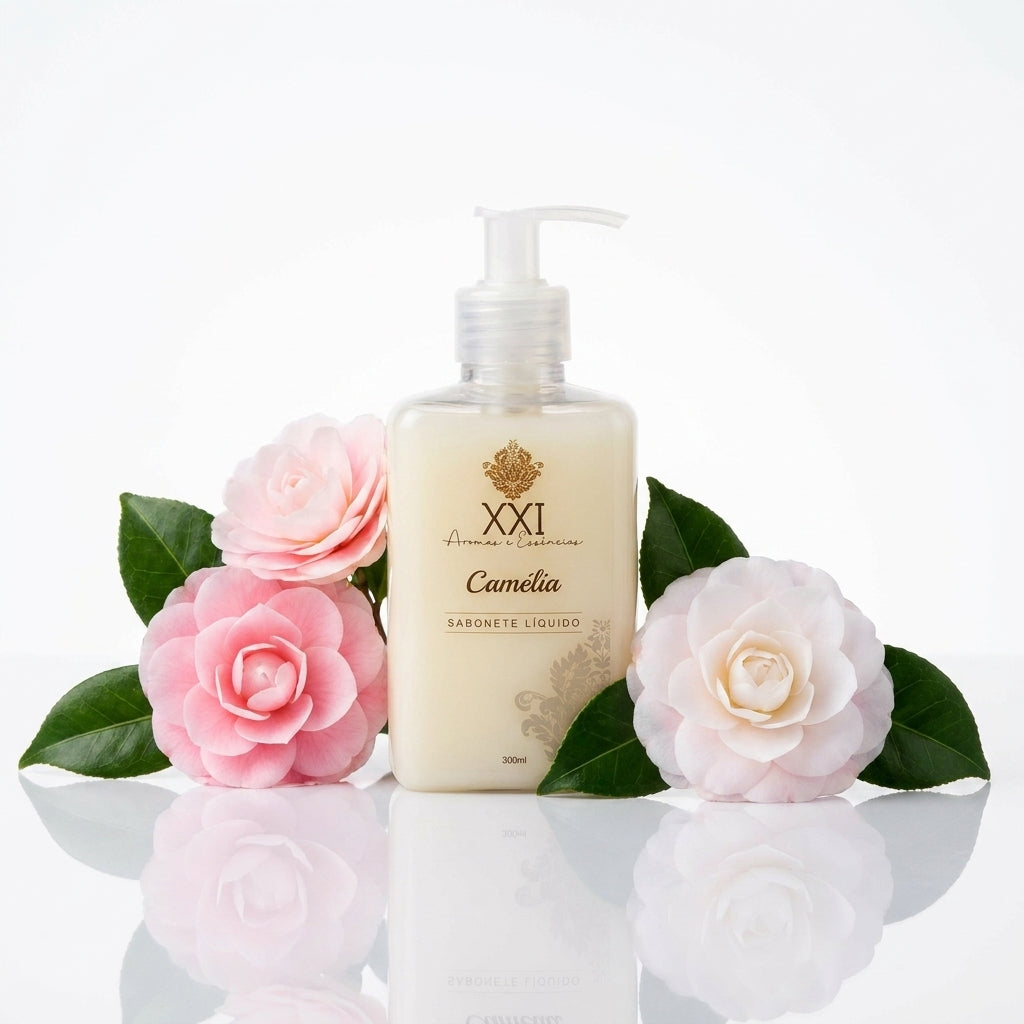 Sabonete Líquido Camélia 300ml - XXI Aromas
