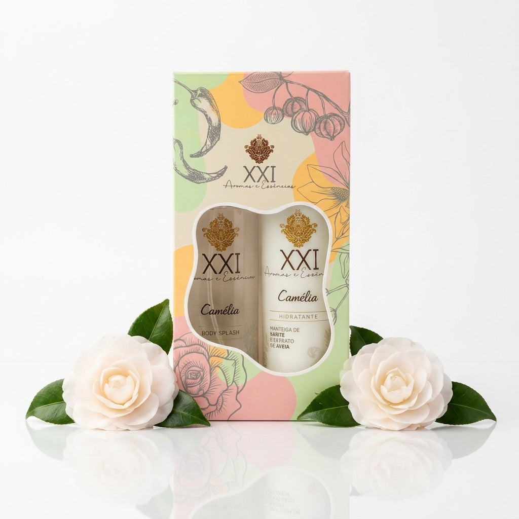 Kit Duo Camélia 240ml - Body Splash e Hidratante