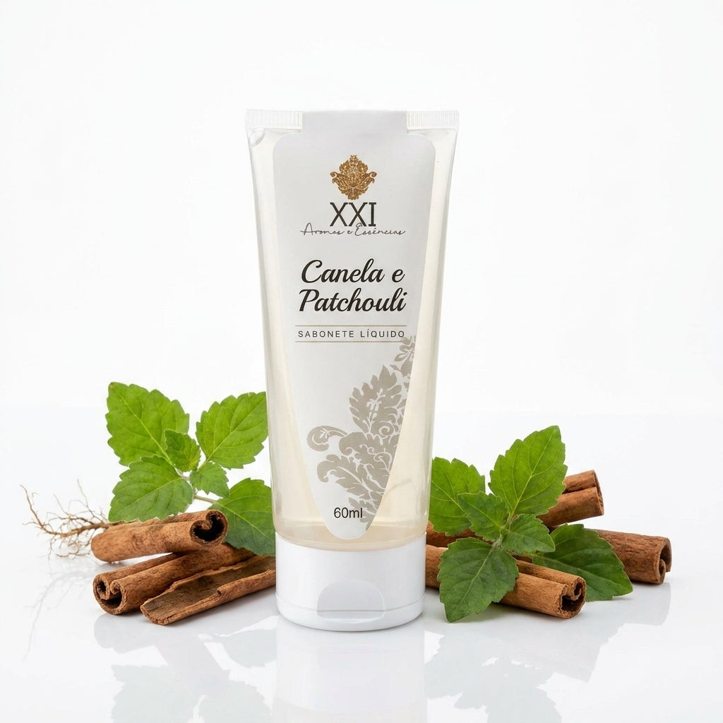 Sabonete Líquido Canela e Patchouly 60ml - XXI Aromas