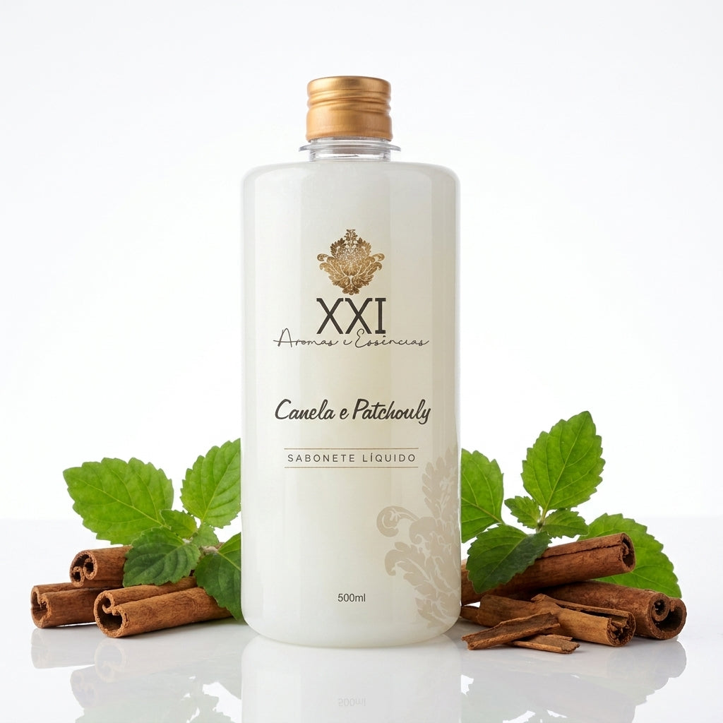 Sabonete Líquido Refil 500ml Canela e Patchouly - XXI Aromas
