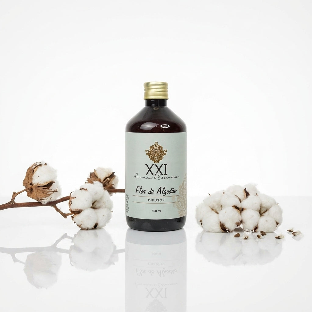 Refil Difusor 500ml Flor de Algodão Aromático - XXI Aromas