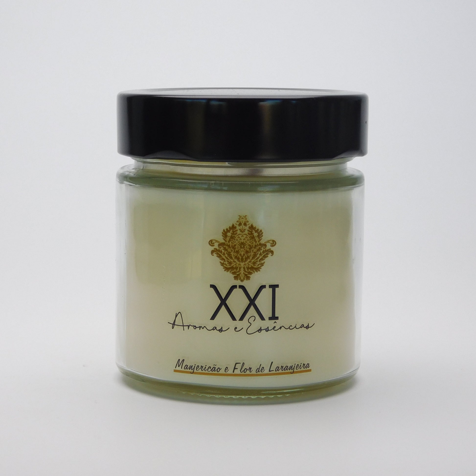 Vela Cúpula Premium Manjericão e Flor 170g - XXI Aromas