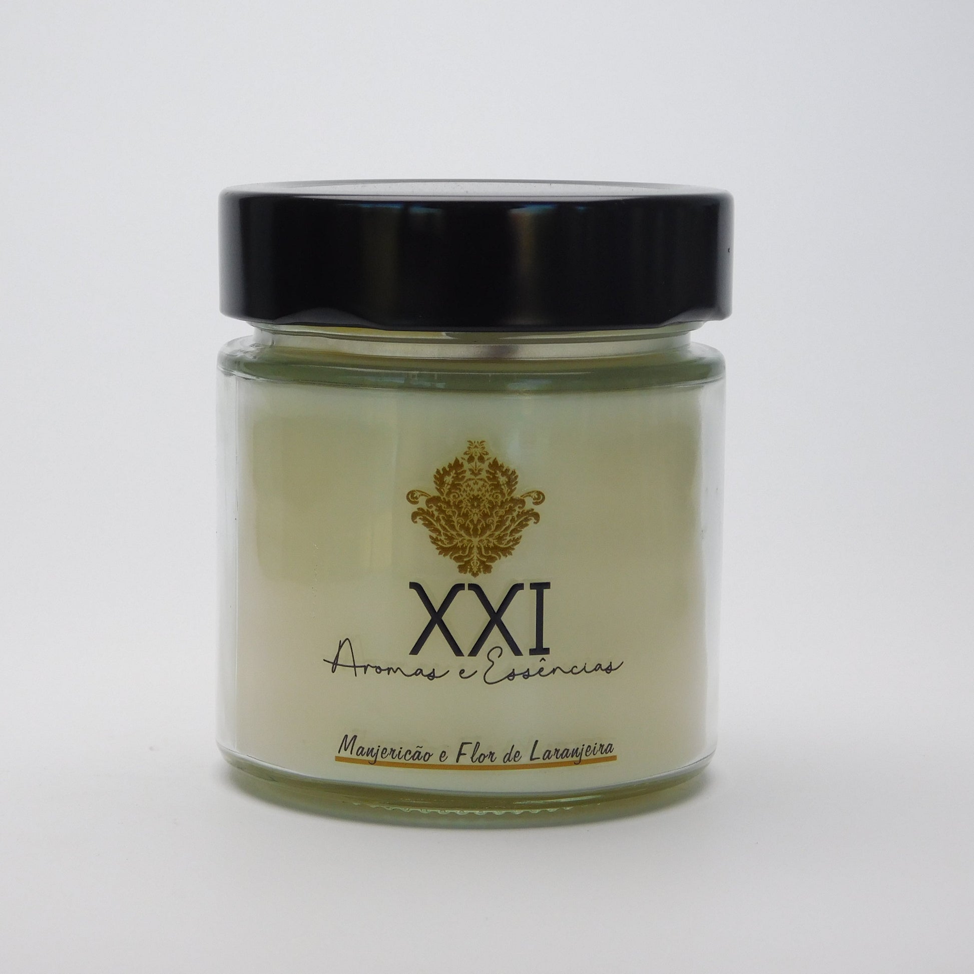 Vela Aromática Lumière Manjericão e Laranjeira 170g - XXI Aromas