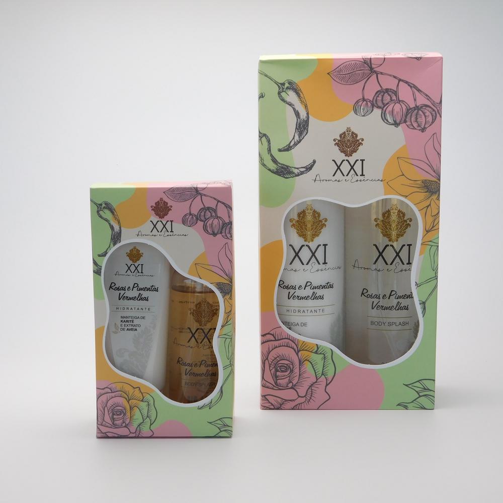 Kit Duo 240ml: Body Splash e Hidratante Rosas e Pimentas