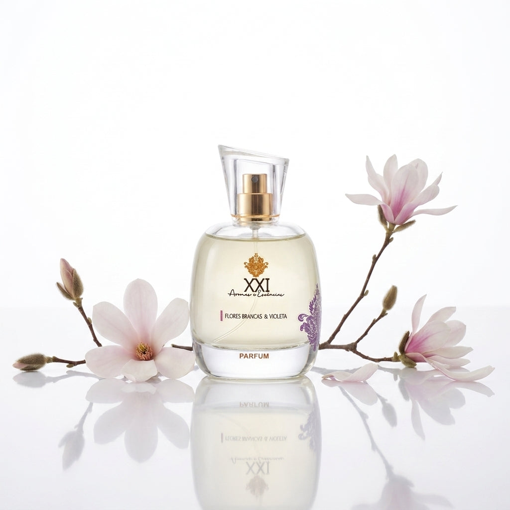 Perfume Feminino Flores Brancas e Violetas 100ml