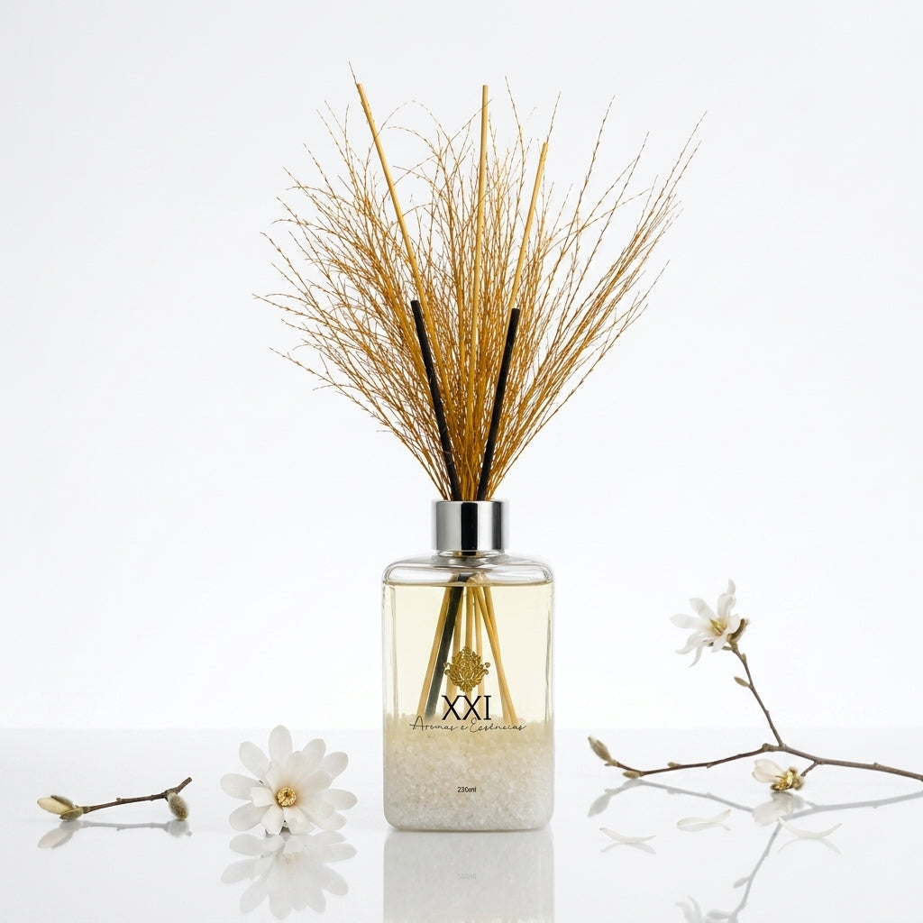 Difusor Mini Square 250ml Magnólia Japonesa - XXI Aromas