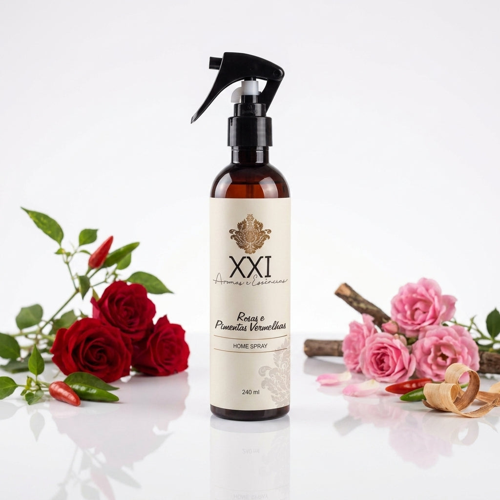 Home Spray 240ml Rosas e Pimentas Vermelhas - XXI Aromas