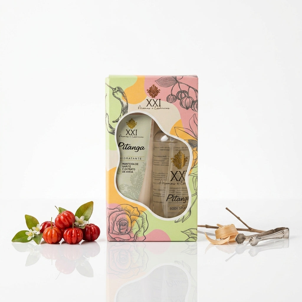 Kit Duo Body Splash e Hidratante 60ml Pitanga