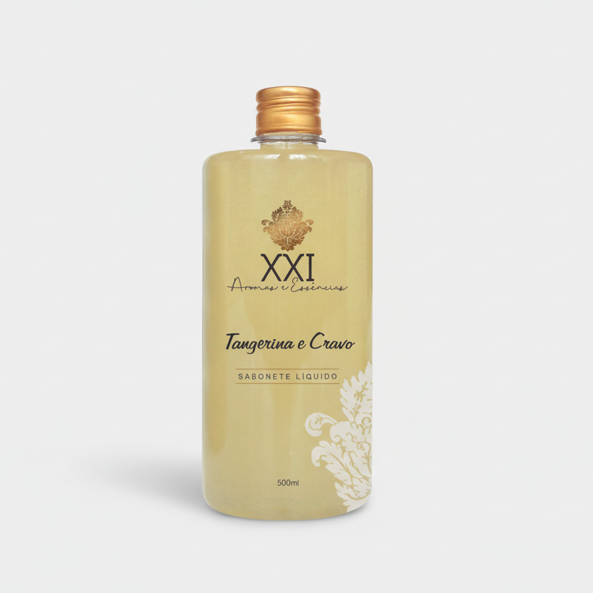 Sabonete Líquido Refil 500ml Tangerina e Cravo - XXI Aromas