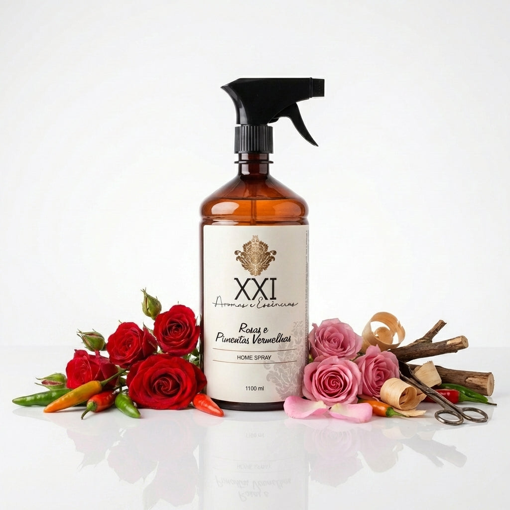 Home Spray 1100ml Rosas e Pimentas Vermelhas - XXI Aromas
