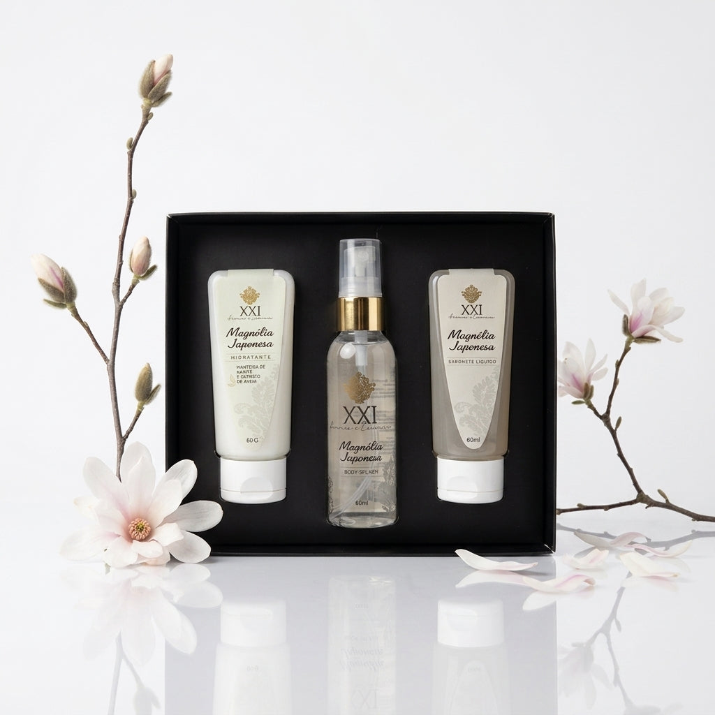 Kit Cuidados Magnólia Japonesa - 3 Produtos