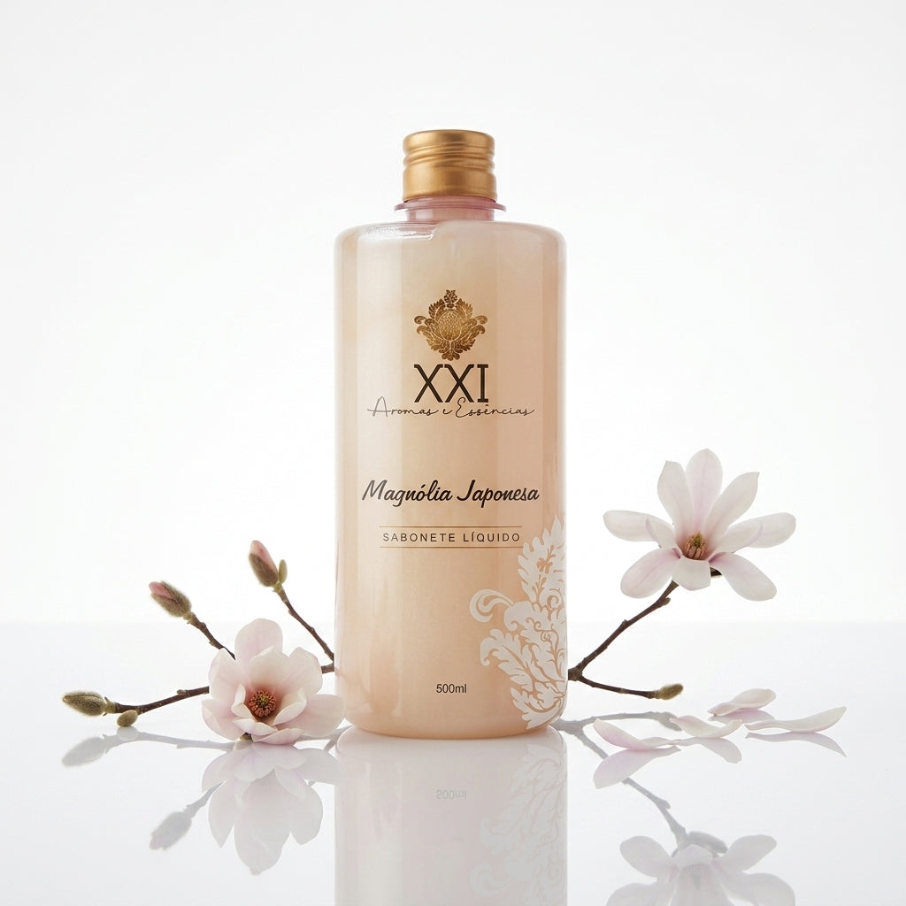 Sabonete Líquido Refil 500ml Magnólia Japonesa - XXI Aromas
