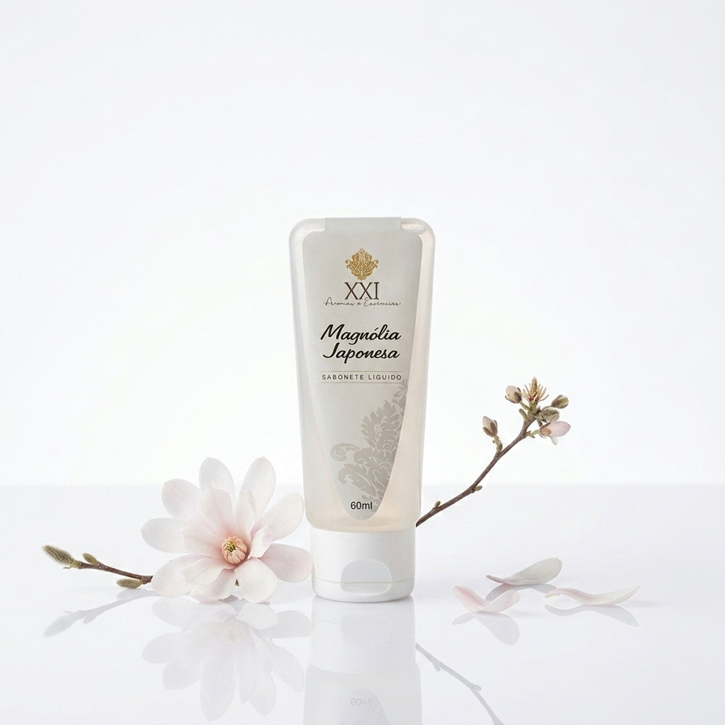 Sabonete Líquido Magnólia Japonesa 60ml - XXI Aromas