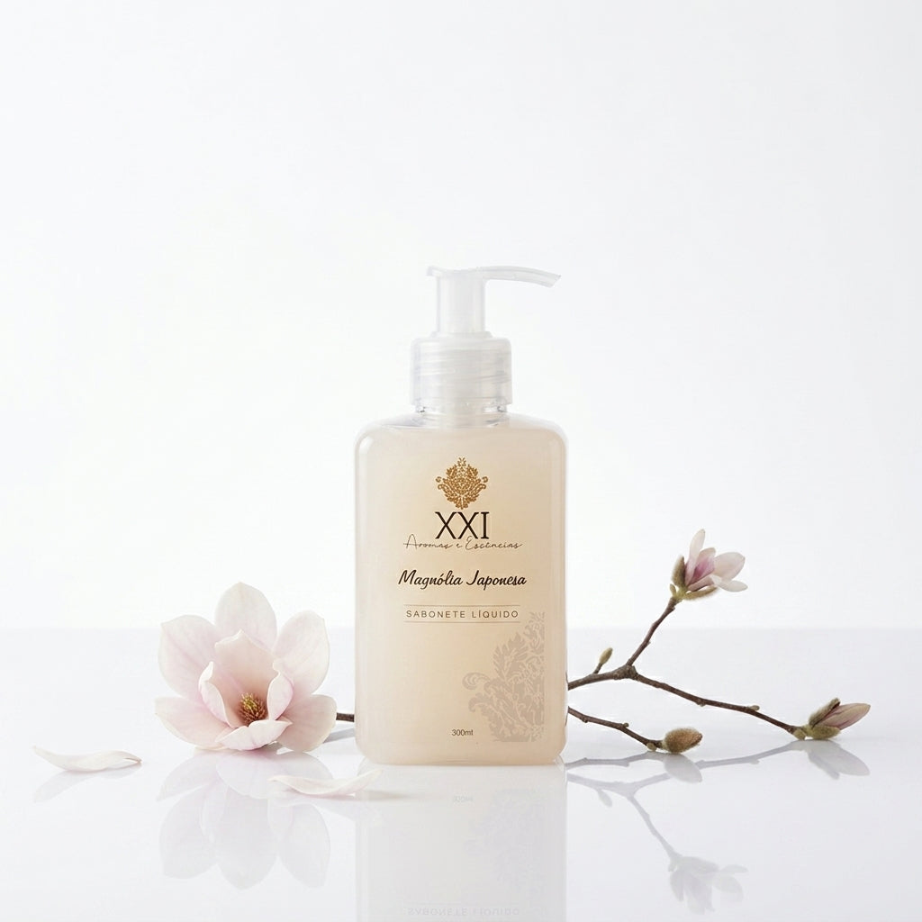 Sabonete Líquido Magnólia Japonesa 300ml - XXI Aromas
